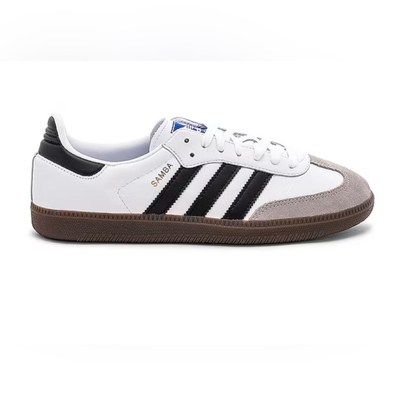 Adidas Samba White Black and Brown Sneakers - Picture 1 of 7